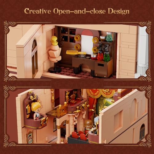 PANTASY Vintage European Grand Theater Building Set for Adults - size: The Opera