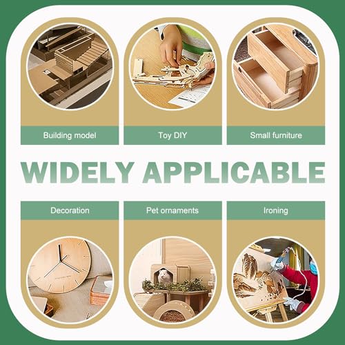 24 Pack 12"x12"Basswood Sheets 1/8",3mm Basswood for Laser Cutting,3mm Plywood Unfinished Wood Craft Wood for DIY Ornaments and Models Drawing Painting Engraving Wood Burning and Laser Cutting