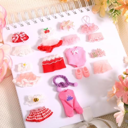 10 Sets Doll Outfits, 3 Inch/7.62cm Doll Collector's Clothing Accessories - style: Style 1