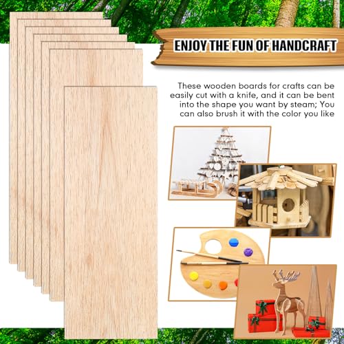 Namalu 10 Pack Unfinished Balsa Wood Sheet DIY, 12 x 4 x 0.06 Inches-1.5 mm - size: 10 Pack - 12 x 4 x 0.06 Inches-1.5 mm