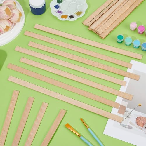 OLYCRAFT 25Pcs 3D Decorative Wood Trim Molding Pyramid Unfinished DIY Trims 15.6 Inch Half Wooden Trim Molding Decorative Wood Trims for Home Wall Door Border Ceiling Cabinet Window - style: Pyramid