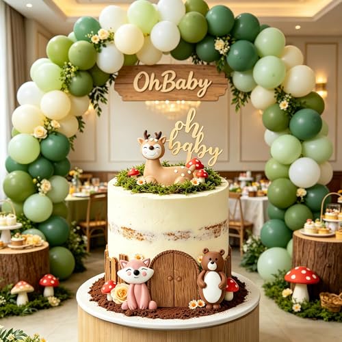 Woodland Cake Toppers, Oh Deer Baby Shower Cake Decorations