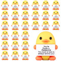Gejoy 25 Pcs Mini Rubber Duck Toys Positive Mini Ducks Figures - style: Duck
