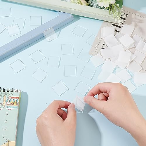 FINGERINSPIRE 50 Pcs Clear Miniature Bases 1x1inch Square Acrylic Action Figure Display Bases 2mm Thick Miniature Bases Blank Acrylic Mini Square Base for Miniatures Wargaming Boardgaming Collectible - color: 50 Pcs - Square