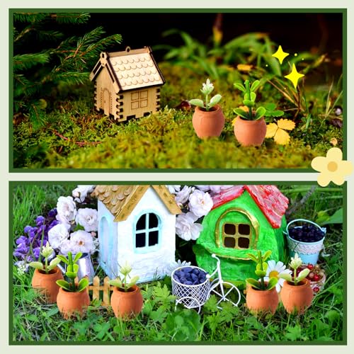 40 Pcs Mini Terracotta Clay Pots for Succulent Cactus Crafts
