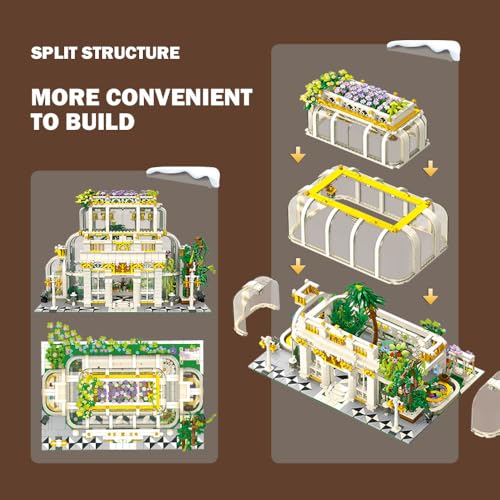 2231 Pcs - Friends Botanical Garden Building Set with LED Light Block