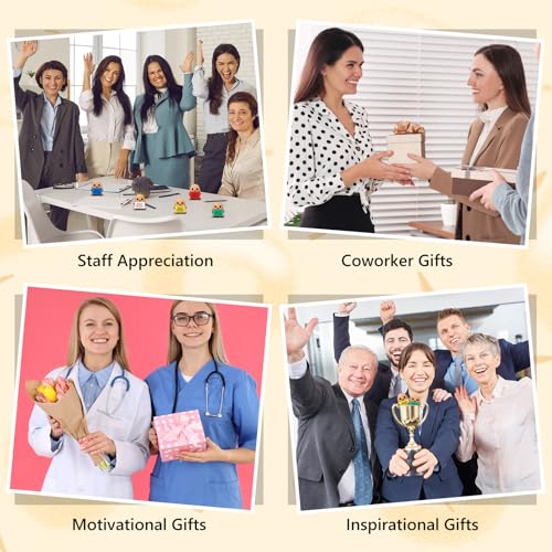 Gejoy 25 Pcs Mini Rubber Colorful Motivational Potato Toys Positive Figures - style: Colorful Motivational Potato