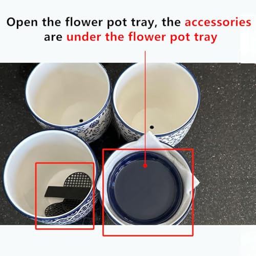 3.5 Inch Ceramic Small Succulent Planter Pots Set of 4 - size: 3.5 Inch