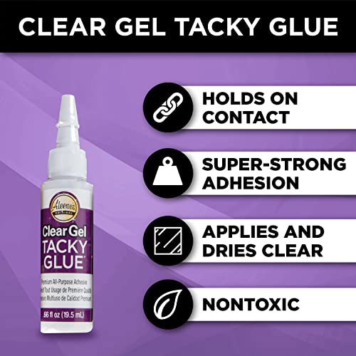 Aleene's Tacky Glue Trial Pack, Craft Glue, 5 Pack 0.66 oz Each