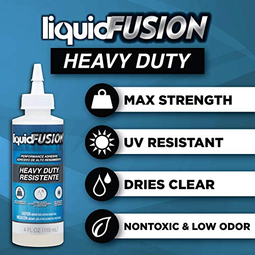 Aleene's Liquid Fusion Heavy-Duty Glue 4 fl oz, Maximum Strength, NonToxic & Dries Clear, Ideal for Rhinestone Crafts, Diamond Art, Glitter - size: 4oz