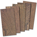 Wenge Wood Sheets 1/8" Thick, 4x8 inch Lumber Veneer Pieces Planks Thin Blank Board for Craft Decor and Art by Craftiff