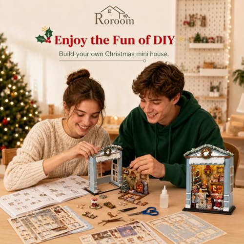 Roroom Book Nook Kit for Adults, Joyful Gatherings House Building Kit - color: Joyful Gatherings
