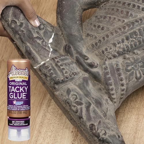 Aleene's Orignial Tacky Glue for Crafts in Always Ready Bottle, Nontoxic, Dries Clear, 4 fl oz - style: Always Ready
