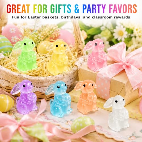 Mini Resin Rabbit Figurines for Fairy Garden Accessories - color: White Rabbit