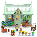 Xbert Greenhouse Building Set with 2 Minifigures for Girls Age 8-12+