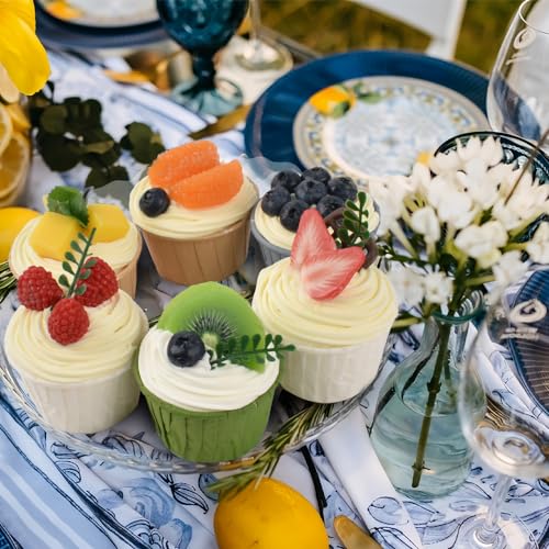 Fake Cupcake Simulation Sprinkle Artificial Food Cake Mixed Model Kitchen Decoration 6 pcs (Set C) - style: Set C