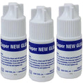 3 Bottles Super New Glue – Instant Precision Bonding Adhesive for Jewelry, Metal, Glass, Ceramics & Plastics (3 g)