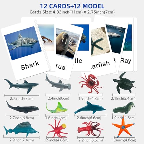 MEROCO Ocean Animals Montessori Matching Game Toys Kids Preschool - style: Marine Animal