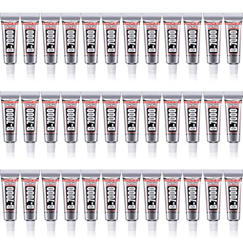 40 Pieces B-7000 Adhesive Multi-Function Glues Paste Adhesive in 3ml for DIY Craft Glass, Wooden, Manicure, Jewelry Making Supplies - size: 3 ml