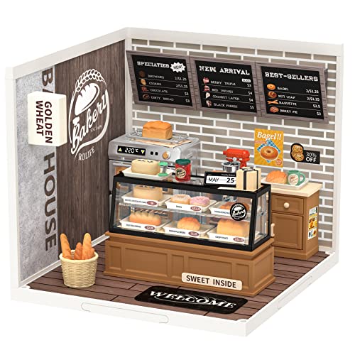 Rolife Super Creator DIY Plastic House Building Set (Golden Wheat Bakery) - style: Toasted Bakery