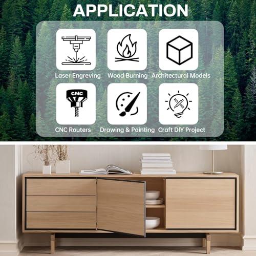 24 Pack Plywood Sheets, 4" x 4"x 0.2" Basswood Sheets - color: 24 Pack, size: 4" x 4"x 0.2"