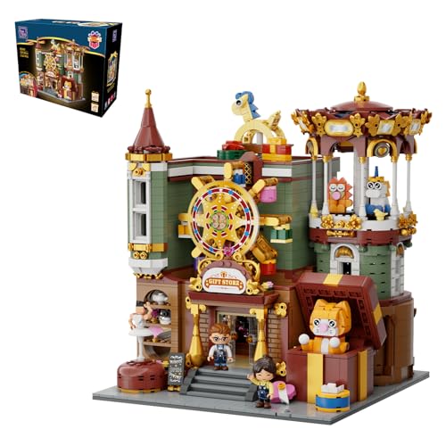 PANTASY Motorized European Gift Store Building Set for Adults - size: Gift Store