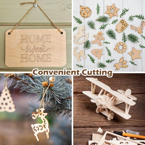 Blisstime 16PCS 4x6 Inch Wood Squares Unfinished Square Wood Pieces for Crafts,Painting, Writing, DIY Supplies, Engraving and Carving, Home Decorations (4x6 Inch 16Pcs) - size: 4x6 Inch 16Pcs