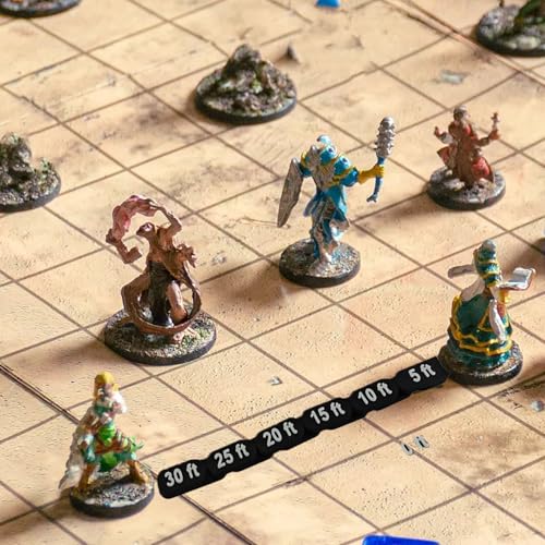 Articulated DND Movement Ruler – Flexible Chain Measuring Gauge for DND