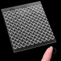 Gjinxi 300pcs Double Sided Adhesive Dots, Clear Glue Round Point Stickers for Crafts, Craft Foam Tape for DIY Handmade Craft, Putty Transparent Sticky Tack Small Stickers for DIY Art(0.39 inch/1 cm)