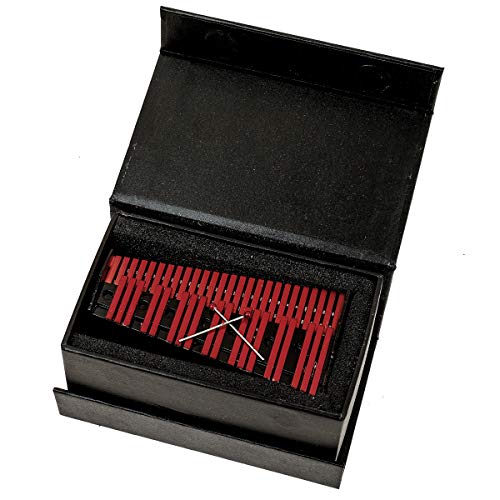 Miniature Xylophone Replica with Box Collectible Desktop Sculpture Ornament - color: Xylophone