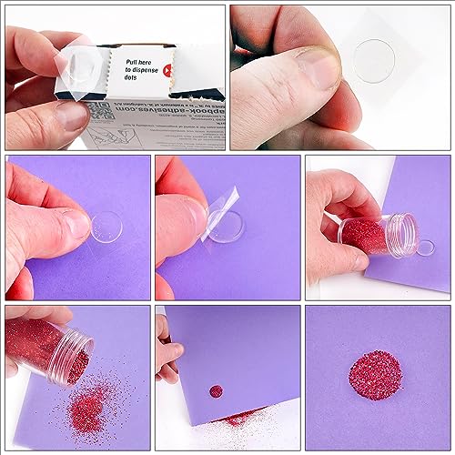 Scrapbook Adhesives by 3L Permanent Dodz, 3D, 1/2-Inch, 100/Pack, Clear - style: 3D