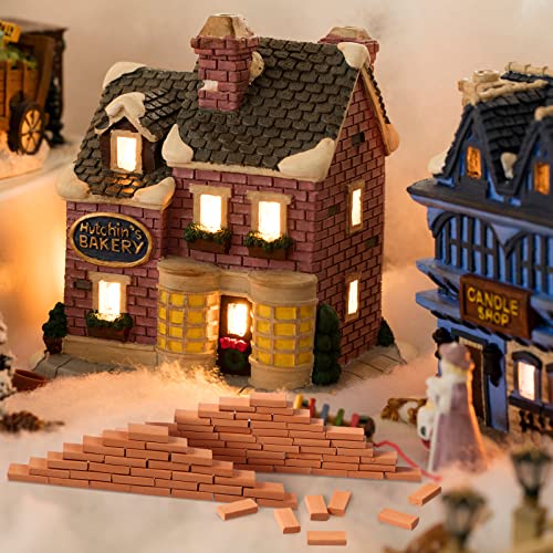 Civaner 350 Pcs Miniature Model Bricks for Crafts, 1/35 Scale - color: Red