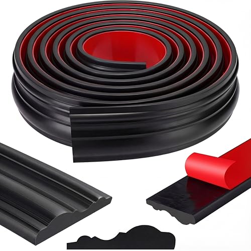 118 Inch x 2.36 in Peel and Stick Wall Molding Trim Black Chair Rail Panel Flexible Self Adhesive 3D Crown Moulding Trim for DIY Home Wall Decor Mirror Protection Door Cabinet Frame(Stylish) - color: Black, size: 118 Inch X 2.36 in, style: Stylish