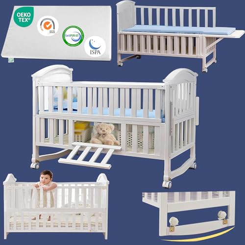 Portable Mini Baby Crib 4in1 Beside Cunas with Mattress
