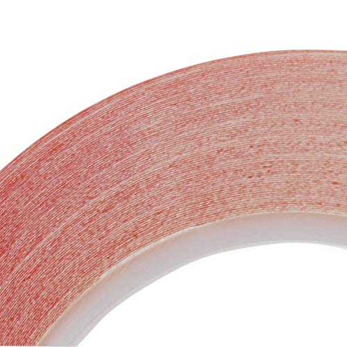 5mm x 25M (0.2" x 82ft) Clear Double Sided Strong Adhesive Tape Thin - size: 5mm