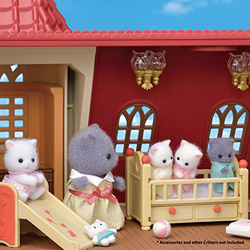 Calico Critters Persian Cat Twins - Two Collectible Figures & Pushcart Accessory Included - style: Persian Cat Twins
