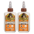 Gorilla Wood Glue, Water Resistant, Natural Color, 4 oz Bottle, 2-Pack - style: Original