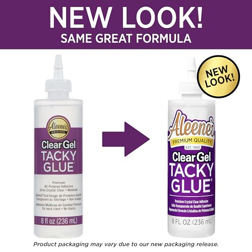 Aleene's Clear Gel Tacky Glue, Dries Clear, 8 fl oz - size: 8 fl oz
