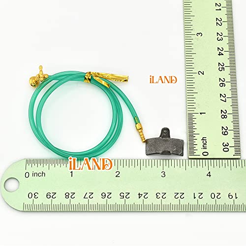 iland Dollhouse Accessories on 1:12 Scale, Gardening Tools Pack of Mini Metal Pail, Watering Pot and Hose Fits Fairy Garden