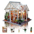 GuDoQi DIY Miniature Dollhouse Kit, Tiny House kit with Music, Miniature House Kit 1:24 Scale, Great Handmade Crafts Gift for Birthday Christmas, Beautiful Flower Shop - color: Beautiful Flower Shop