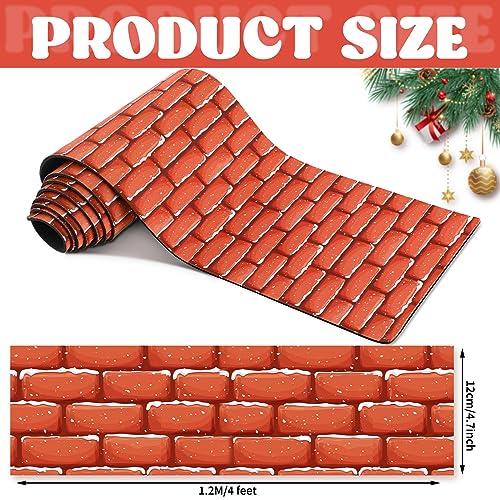 Christmas Village Accessories, Red Brick Streets for Village