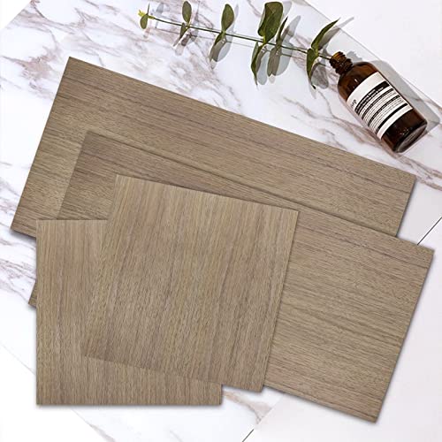 20 Pieces Walnut Plywood Sheets for DIY 12 x 12 x 1/8 Inch Unfinished Craft Wood for Laser Cutting, Engraving, Drawing, Painting, and Wood Burning 3mm Walnut Hobby Wood Sheets (20 Pcs)