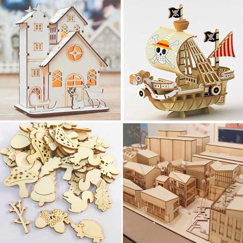 12 Pack Basswood Sheets 9"x12"x1/13, 2mm Basswood for Laser Cutting, Thin Plywood Unfinished Wood Pieces for Crafts, DIY Architectural Models Making, Wood Engraving, Wood Burning (12x9inX2mmX12pcs)