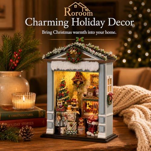 Roroom Book Nook Kit for Adults, Joyful Gatherings House Building Kit - color: Joyful Gatherings