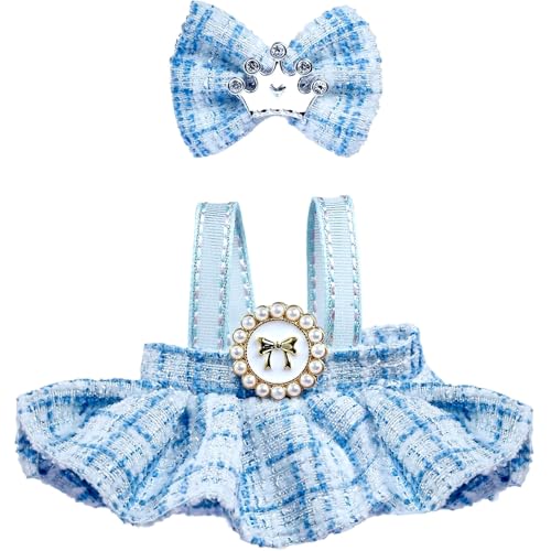 Clothes for LABUBU Doll (NO Doll),Outfit for LABUBU,Clothes Set for LABUBU Dress Up,Accessories for LABUBU - color: Light Blue