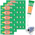 30 X 3G Multipack Superglue Cyanoacrylate Adhesive, Instant Bonding Mini Single Use Tubes for Plastic, Wood, Metal, School Crafts, Rhinestone Jewelry Permanent Repair - style: 30 X 3G，New