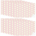 Flutesan 12 Pcs Miniature Dollhouse Wallpaper, Pink Flower - style: Pink Flower