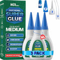 Medium CA Glue, Super Glue, Adhesive, 3 Pcs 1.75oz Repair kit - size: 3 Pack