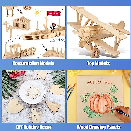 16 Pack Basswood Plywood Sheets 12 x 12 x 1/5 Inch-5 mm Thick Basswood Plywood Board Wood Squares Sheets Natural Unfinished Wood for Crafts, Painting, Model Making, Wood Burning and Laser Projects