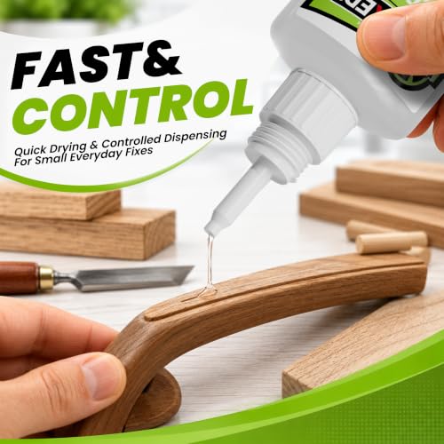 Fast & Control Medium Super Glue 120g, All-Purpose Cyanoacrylate CA Glue - size: 4 oz